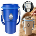 Sunflower Seed Spit Cup, 2-in-1, Foldable Magnetic Holder Seed and Shell Separation, Easy Shell Disposal, Portable Snack Cup for Car, Outdoors, Travel, Baseball